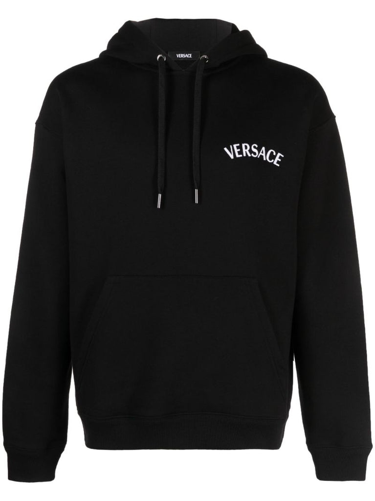 Black Versace Milano Stamp Hoodie