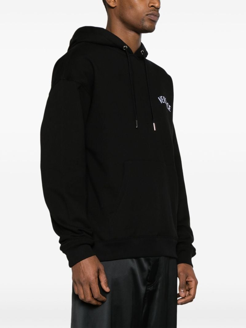 Black Versace Milano Stamp Hoodie