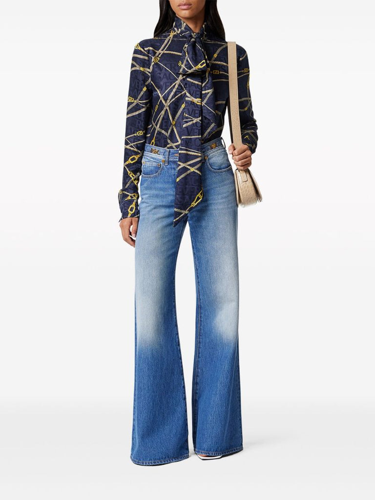 Blue Medusa '95 Flared Jeans