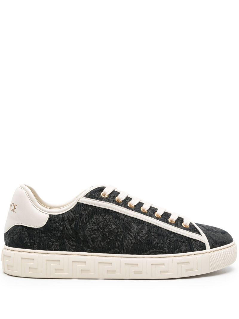 Black Barocco Greca Sneakers
