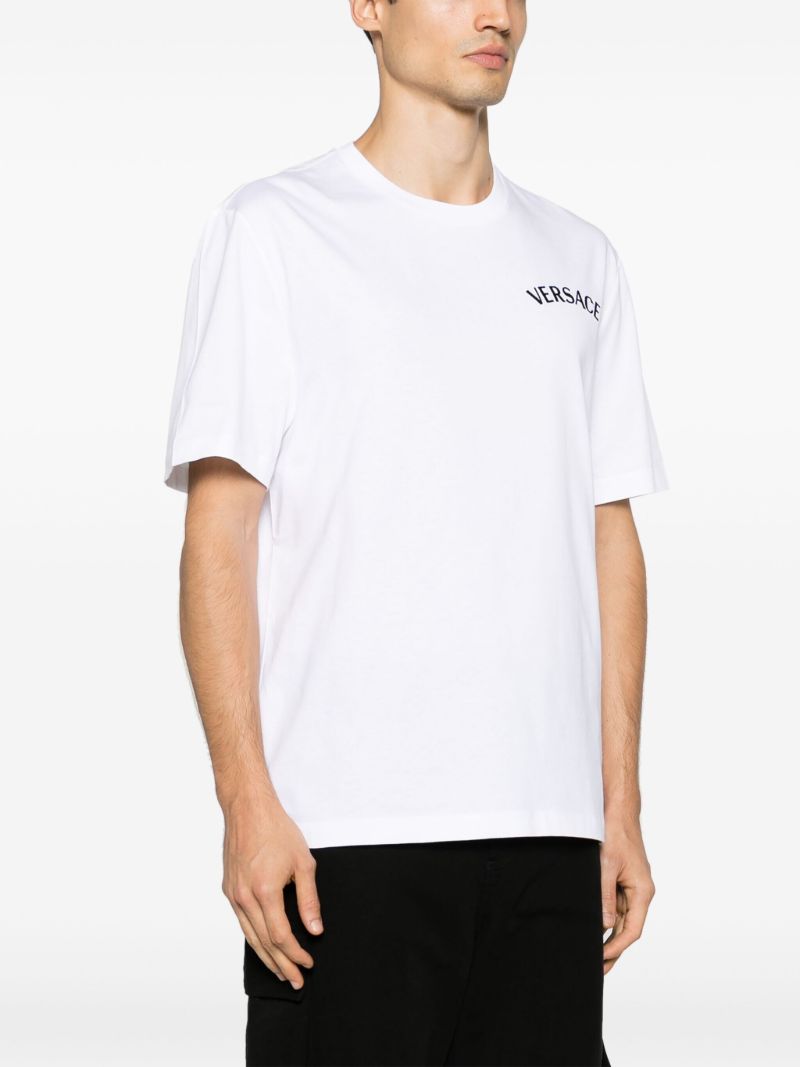 White Versace Milano Stamp T-shirt