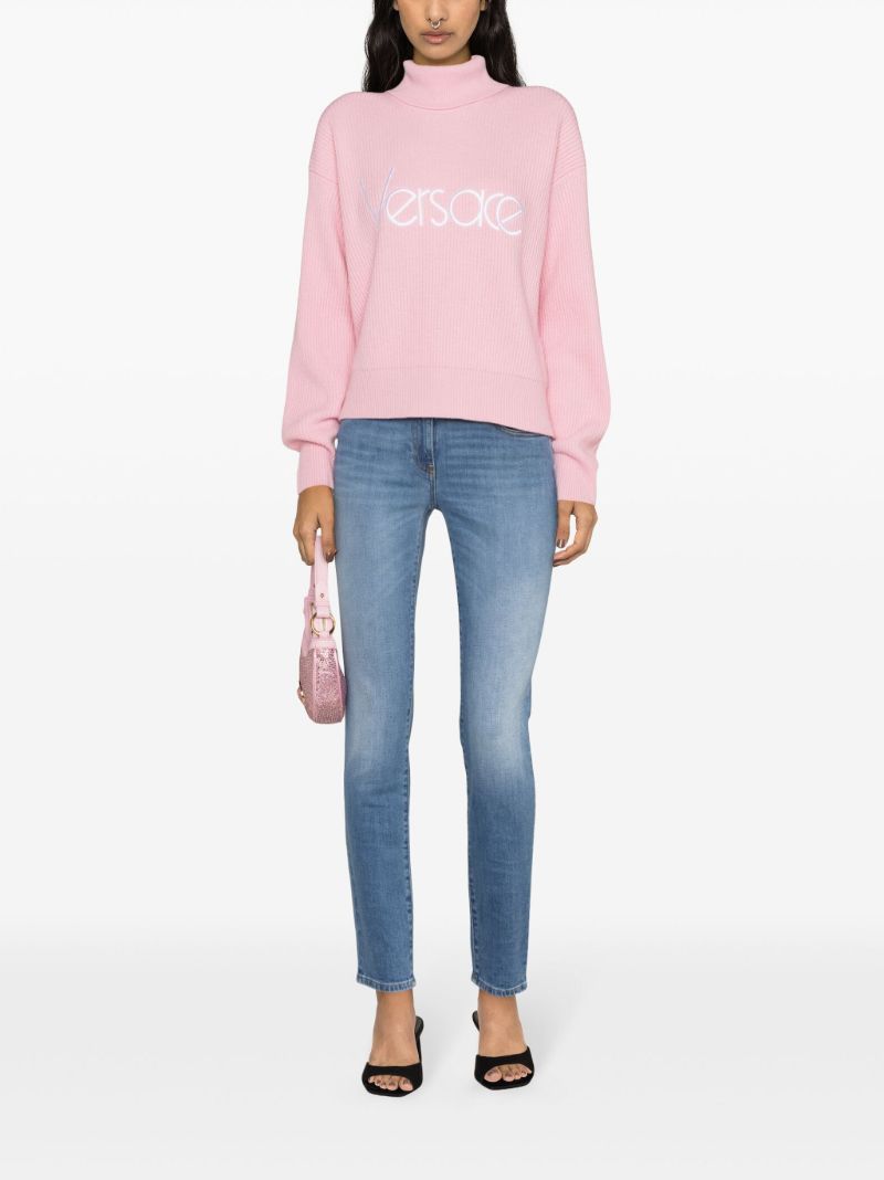 Pink 1978 Re-edition Logo-embroidered Jumper