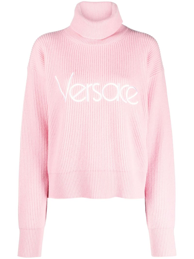 Pink 1978 Re-edition Logo-embroidered Jumper