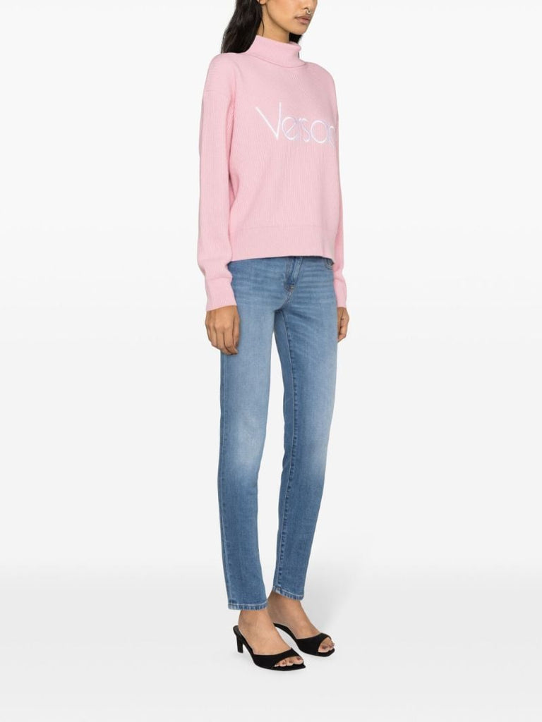 Pink 1978 Re-edition Logo-embroidered Jumper