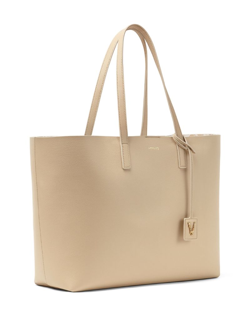 Neutral Virtus Leather Tote Bag