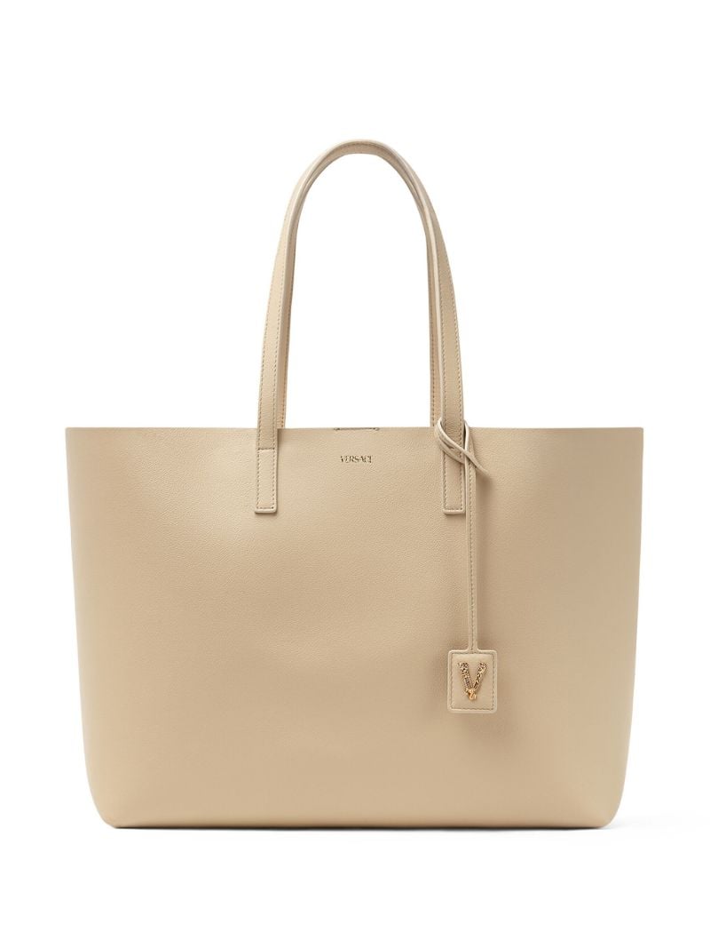 Neutral Virtus Leather Tote Bag