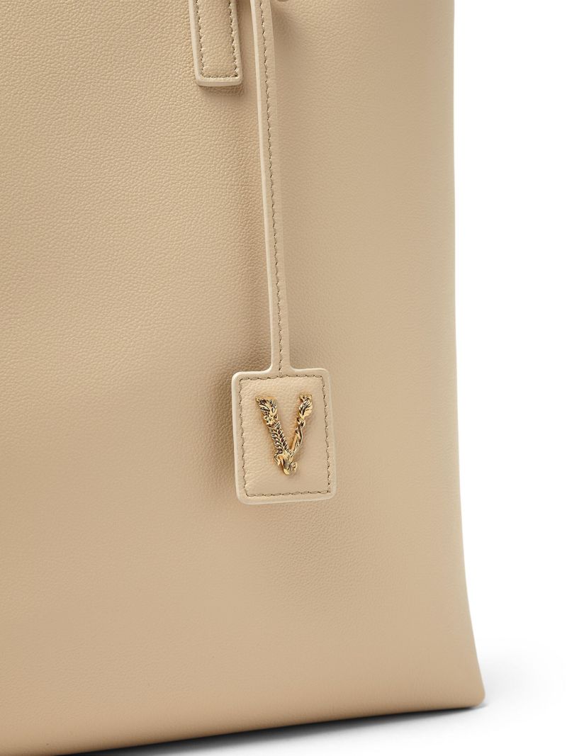 Neutral Virtus Leather Tote Bag
