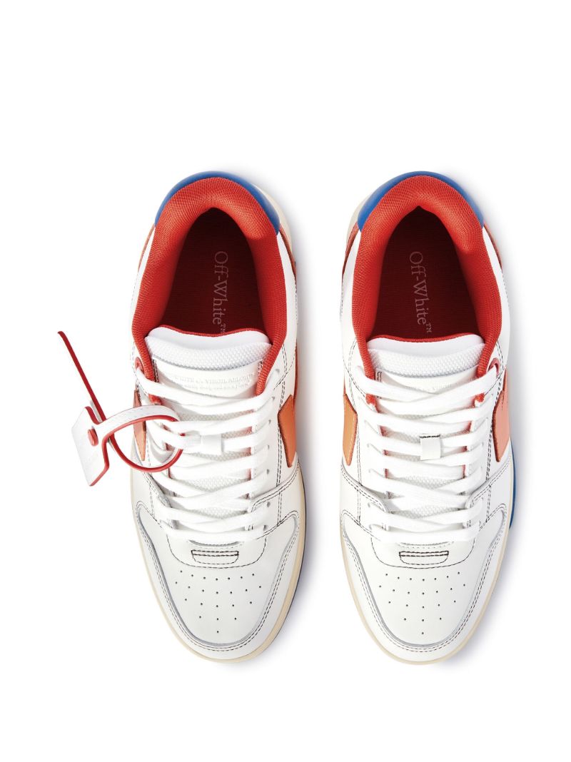 White Out of Office Leather Sneakers