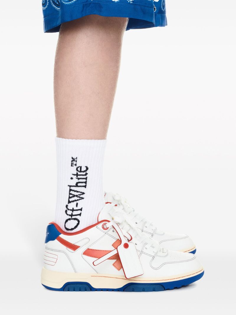 White Out of Office Leather Sneakers