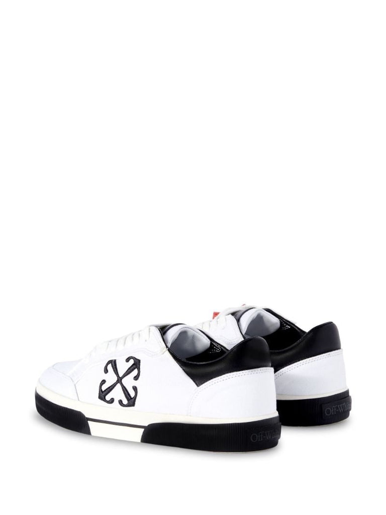 White Low Vulcanized Canvas Sneakers
