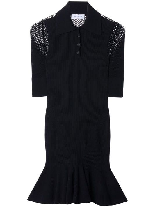 Black Arrows Fishnet Minidress