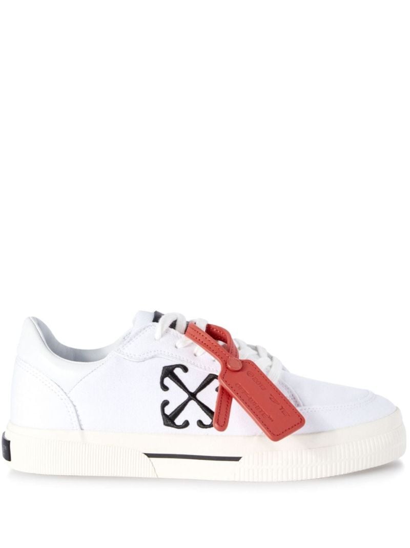 White New Low Vulcanized Canvas Sneakers