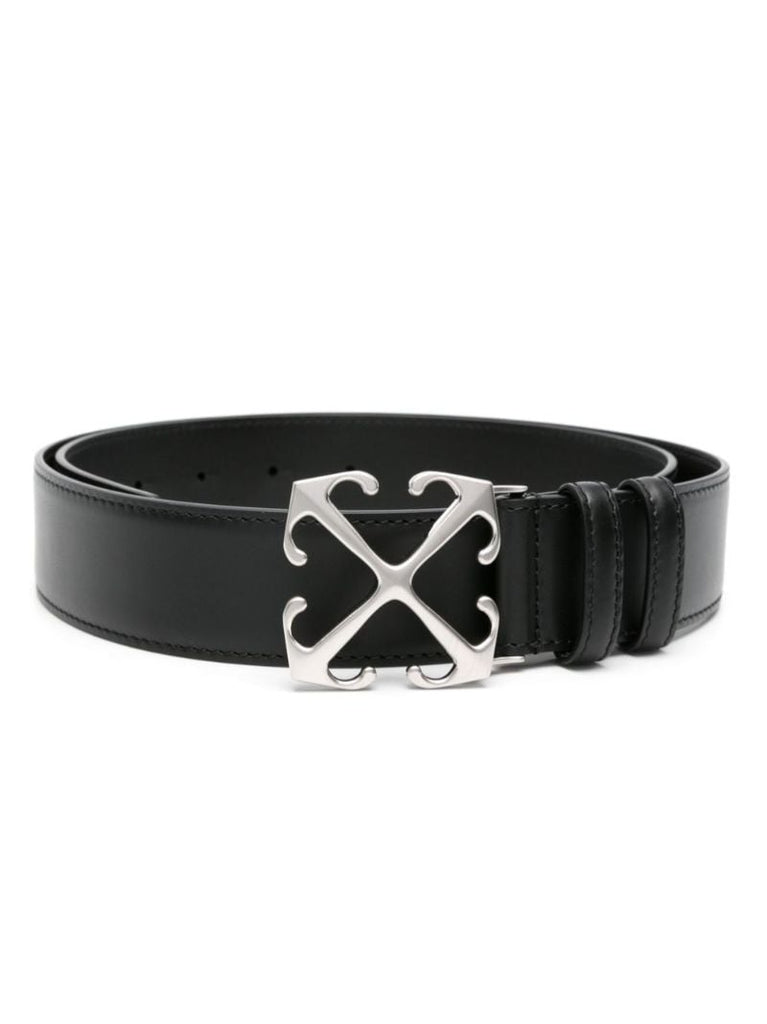 Black Arrow Leather Belt