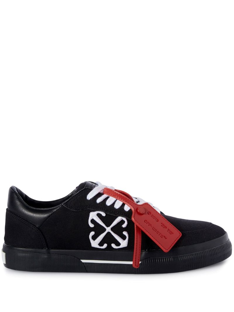 Black Vulcanized Canvas Sneakers