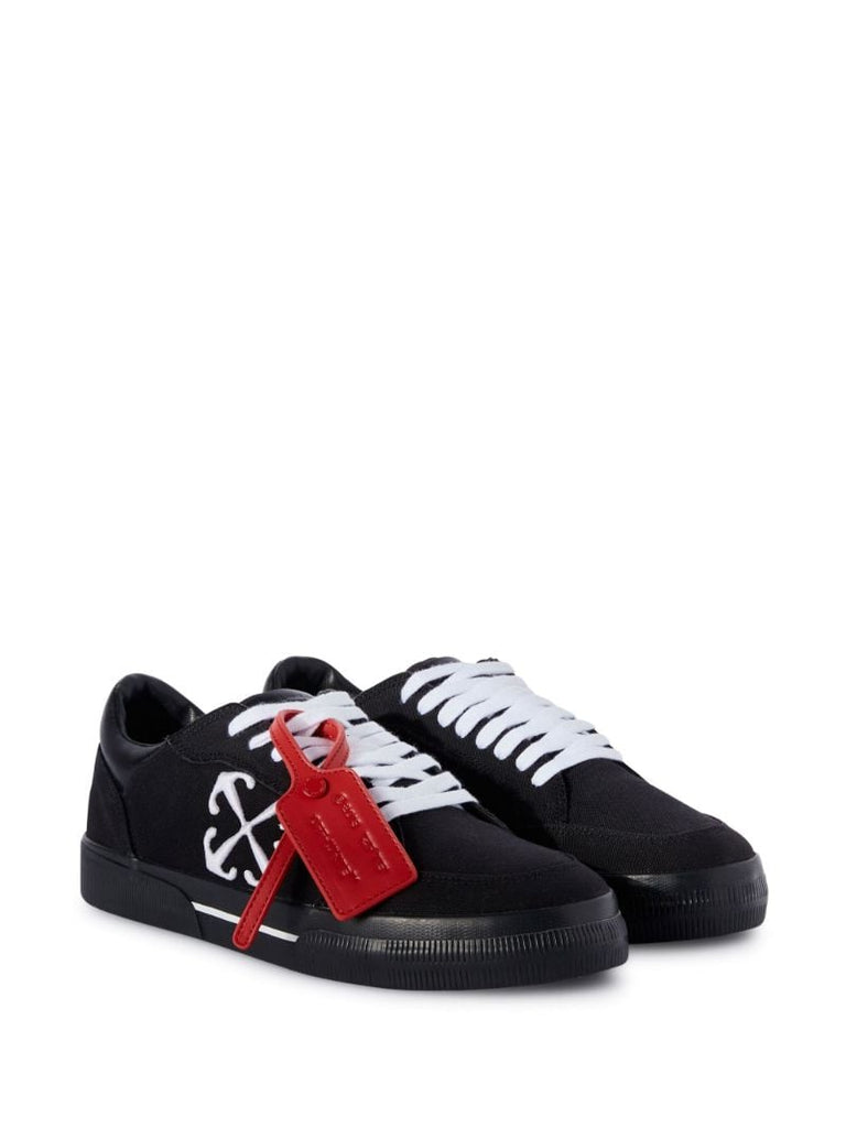 Black Vulcanized Canvas Sneakers