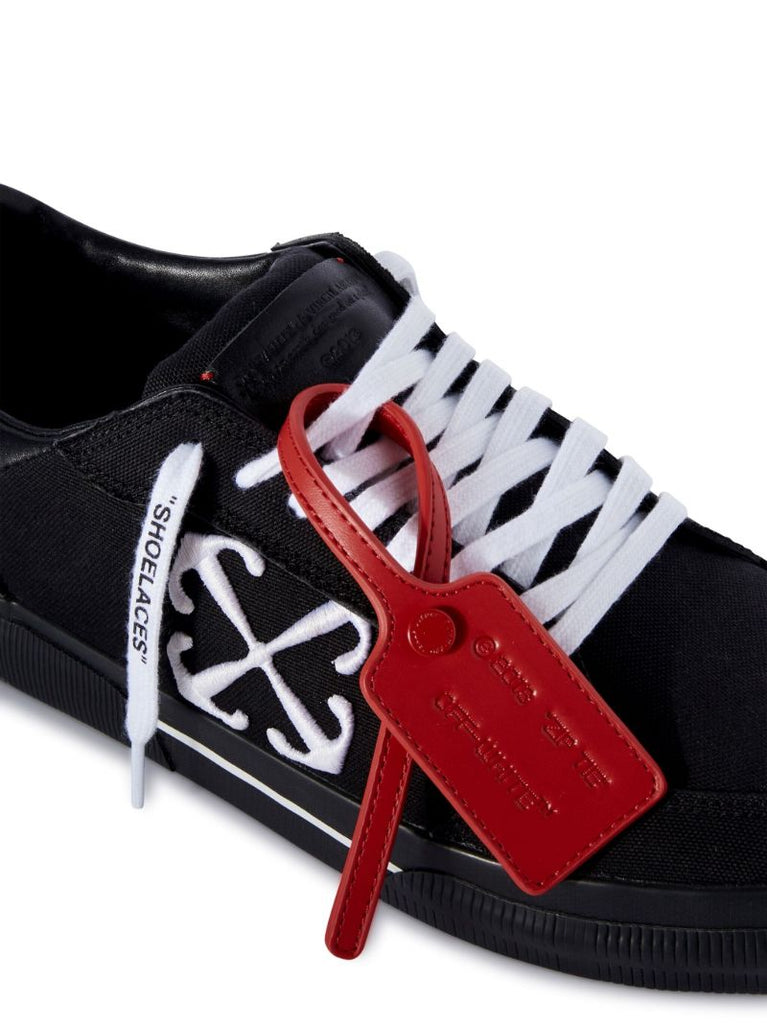 Black Vulcanized Canvas Sneakers