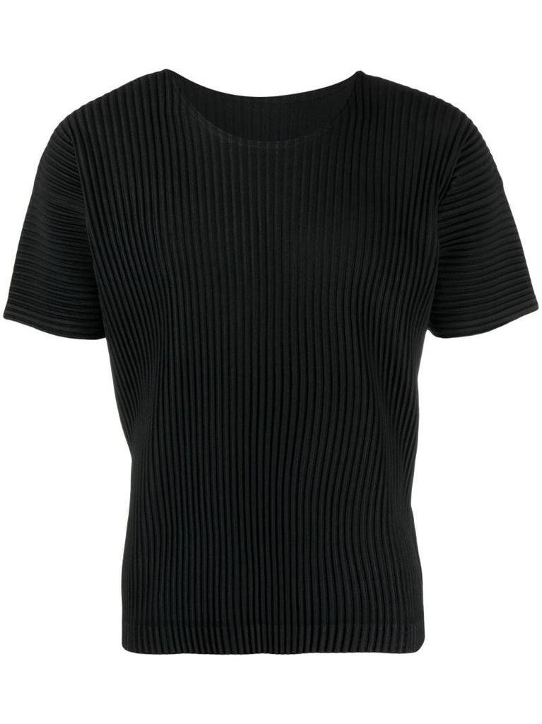 Black Basics PlissÃ_x0083_Â© T-shirt