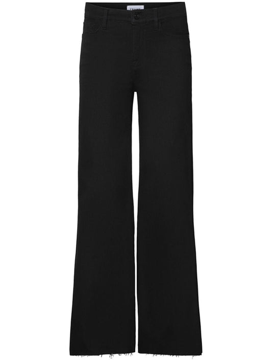 Black Le Palazzo Wide-leg Jeans