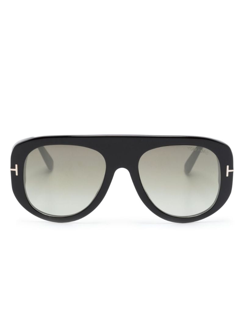 Black Cecil Pilot Frame Sunglasses