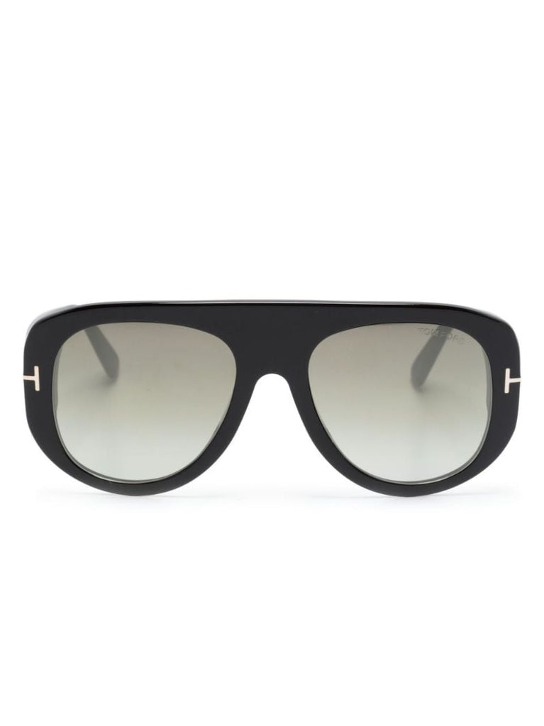 Black Cecil Pilot Frame Sunglasses