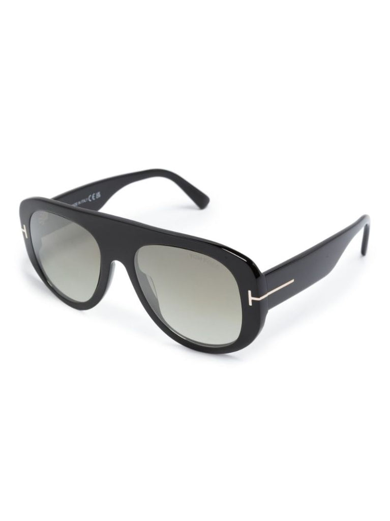 Black Cecil Pilot Frame Sunglasses