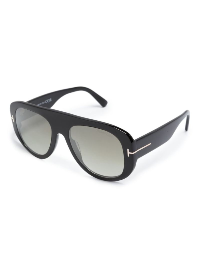 Black Cecil Pilot Frame Sunglasses