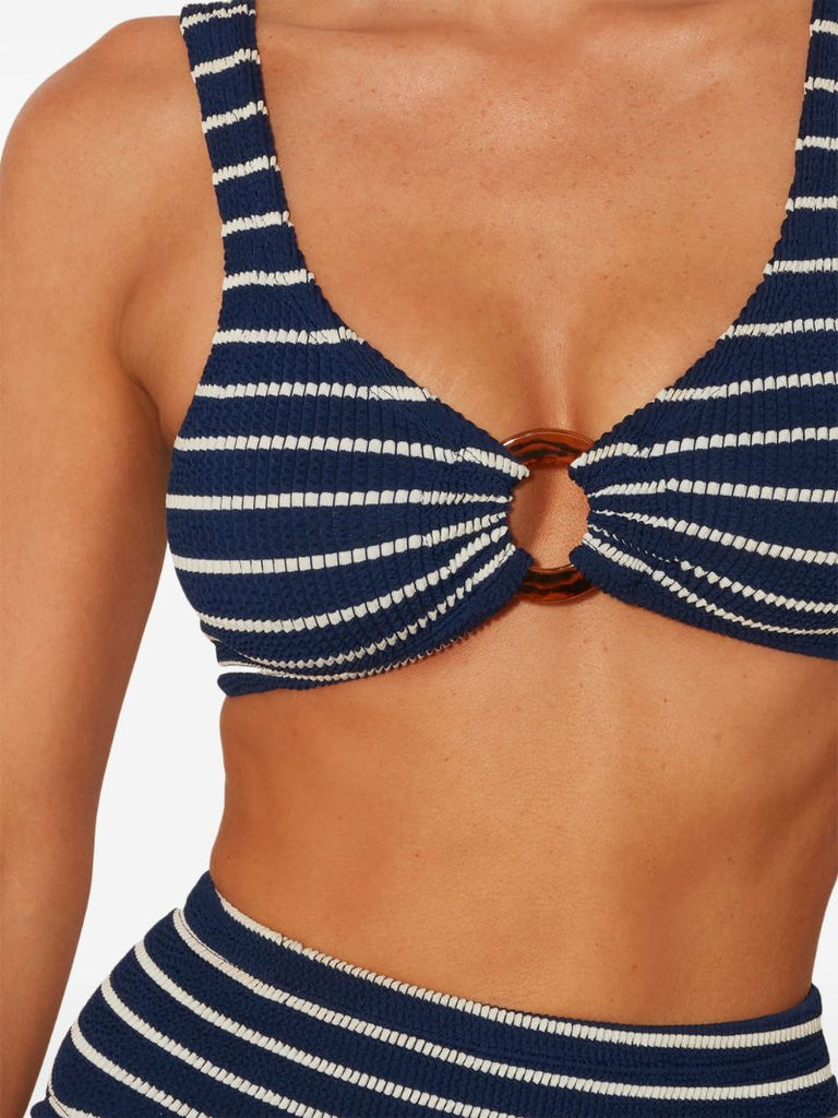 Blue Nadine Crinkle Bikini