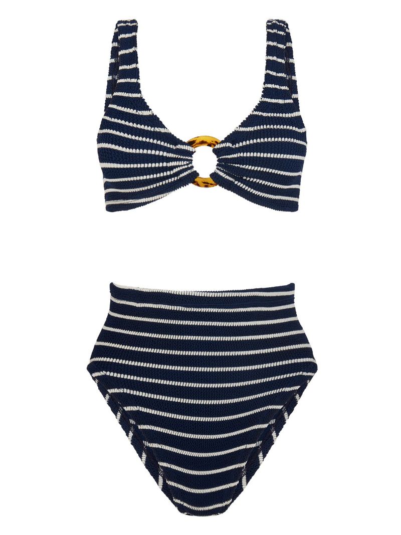 Blue Nadine Crinkle Bikini