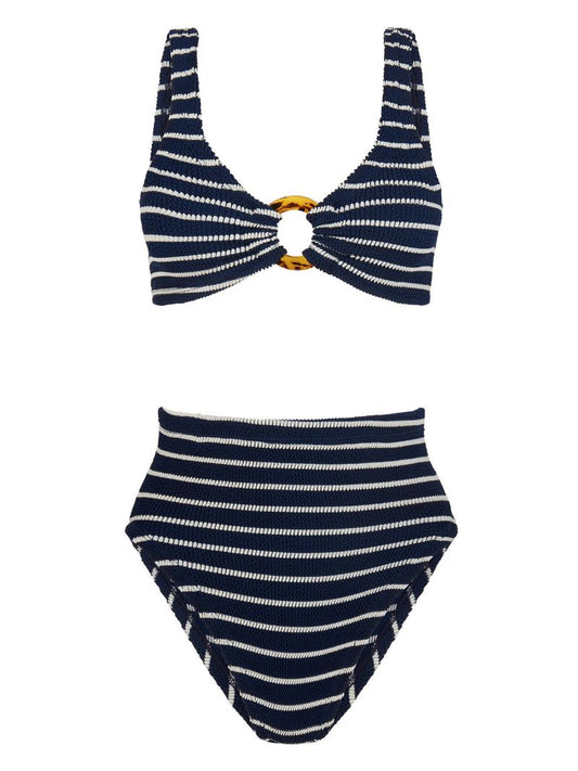 Blue Nadine Crinkle Bikini