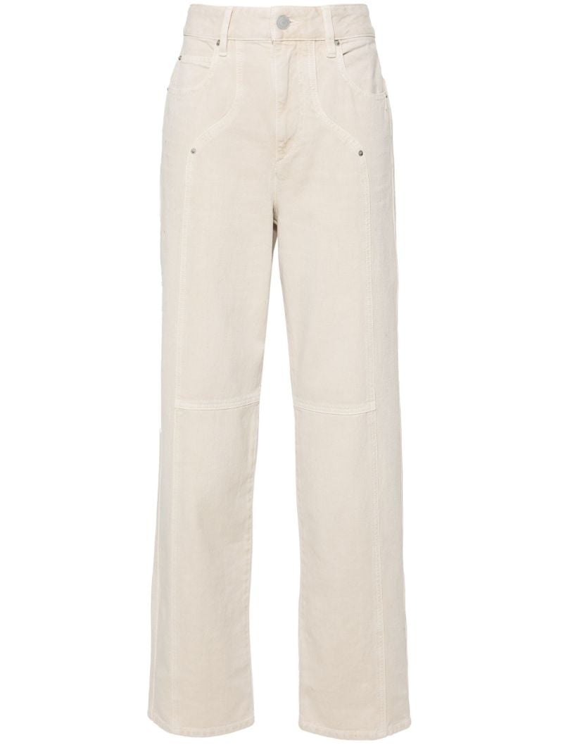 Neutral Valeria Straight-leg Jeans