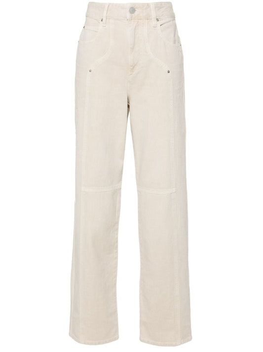 Neutral Valeria Straight-leg Jeans