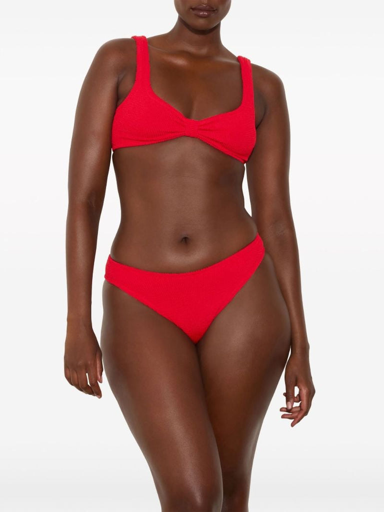 Red Bonnie Crinkle Bikini