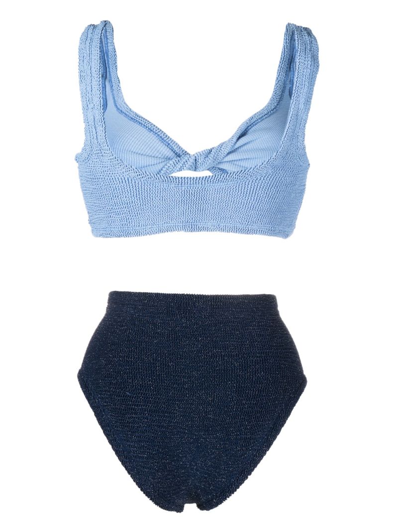 Blue Jaimie Seersucker Bikini