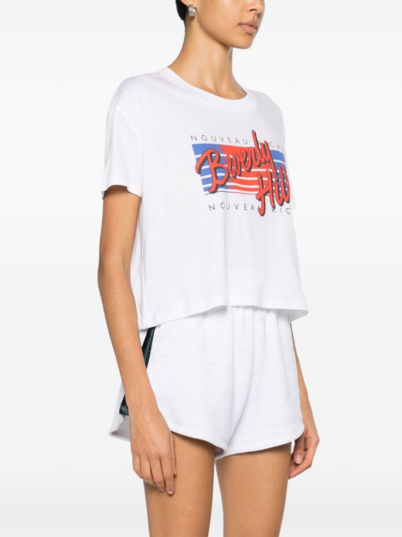 X Browns White Loud Graphic-print T-shirt