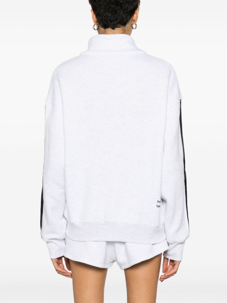 X Browns Grey Spencer Half-zip Sweatshirt