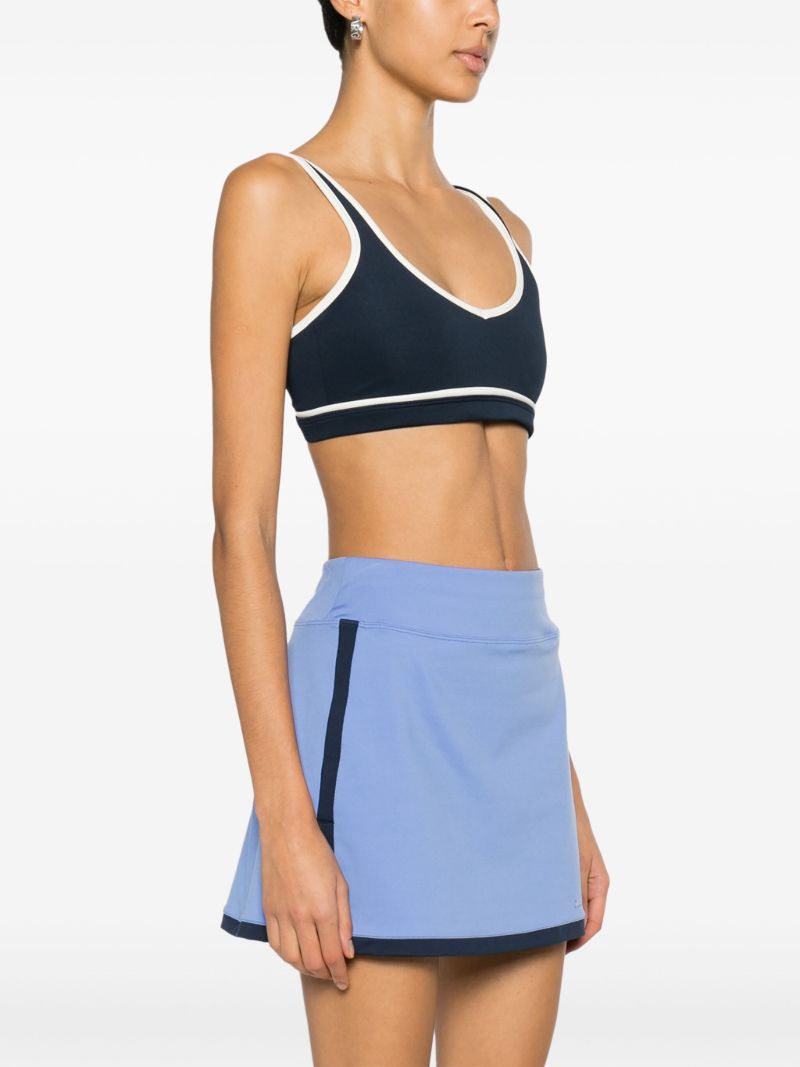 X Browns Blue Sports Bra