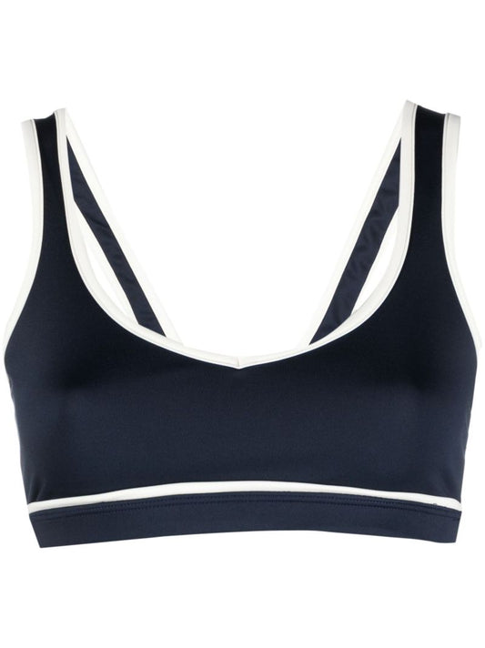 X Browns Blue Sports Bra