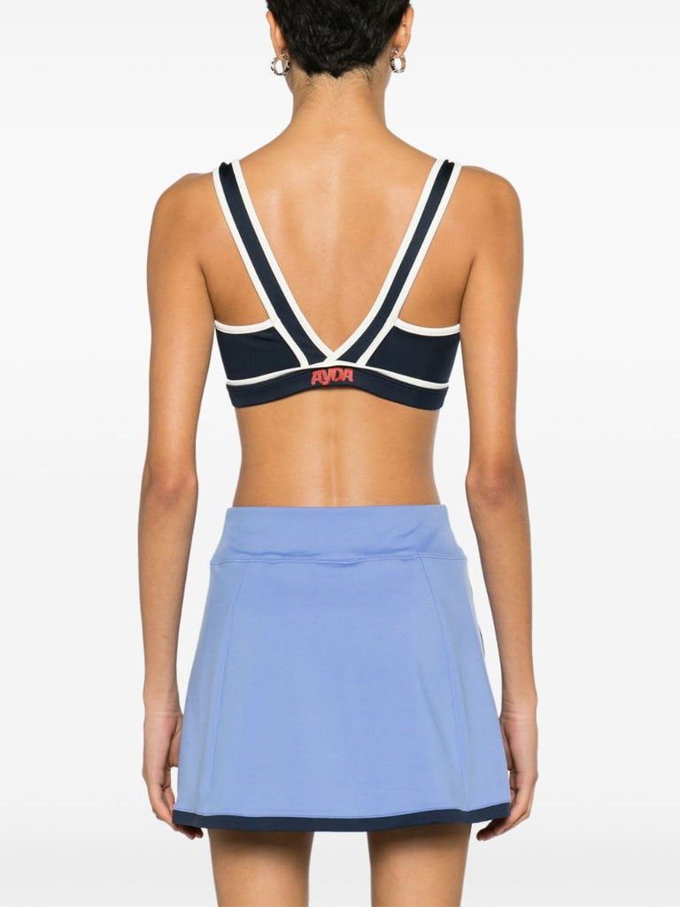 X Browns Blue Sports Bra