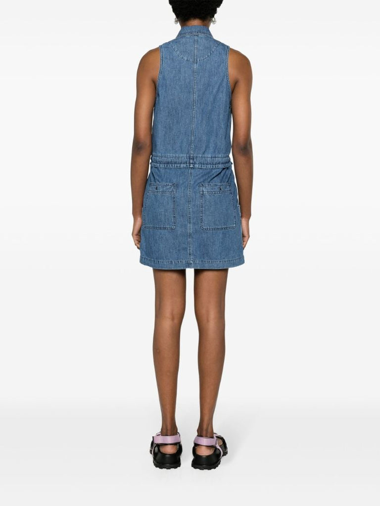 Blue Ines Denim Mini Dress