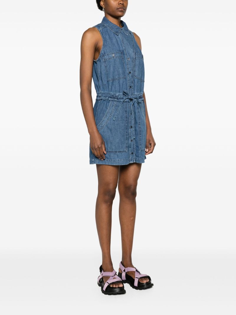 Blue Ines Denim Mini Dress