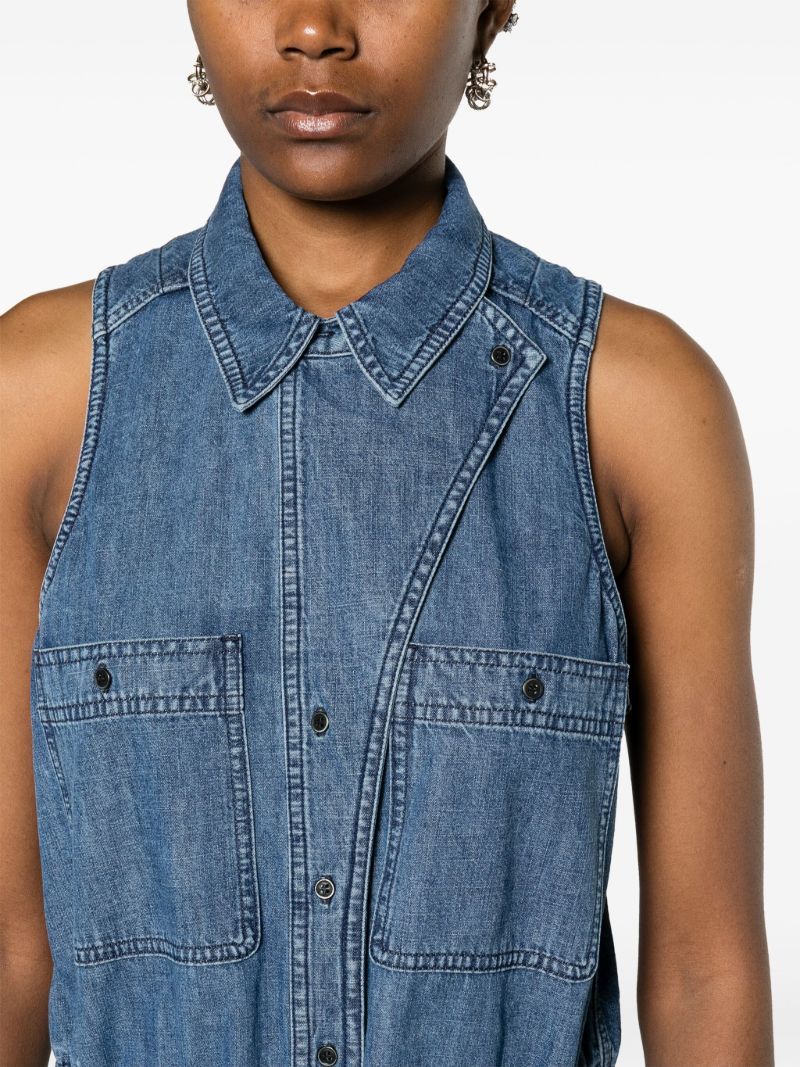 Blue Ines Denim Mini Dress