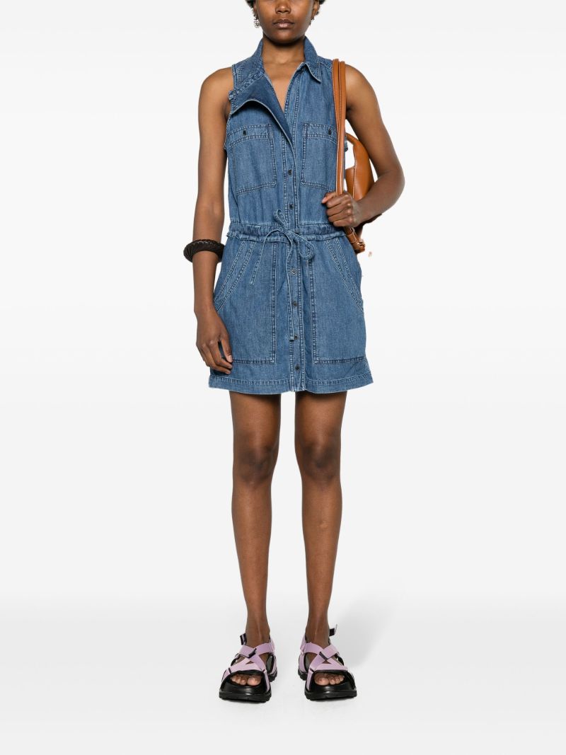 Blue Ines Denim Mini Dress