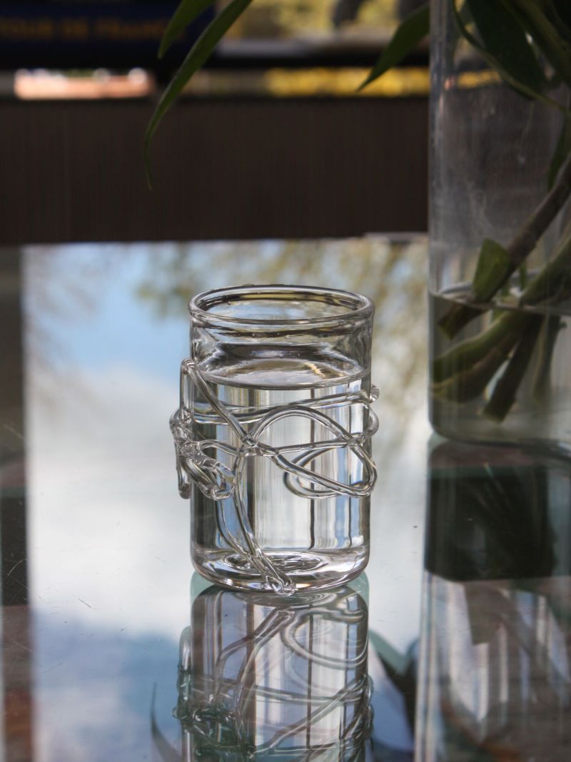 White Ivy Drinking Glasses Set