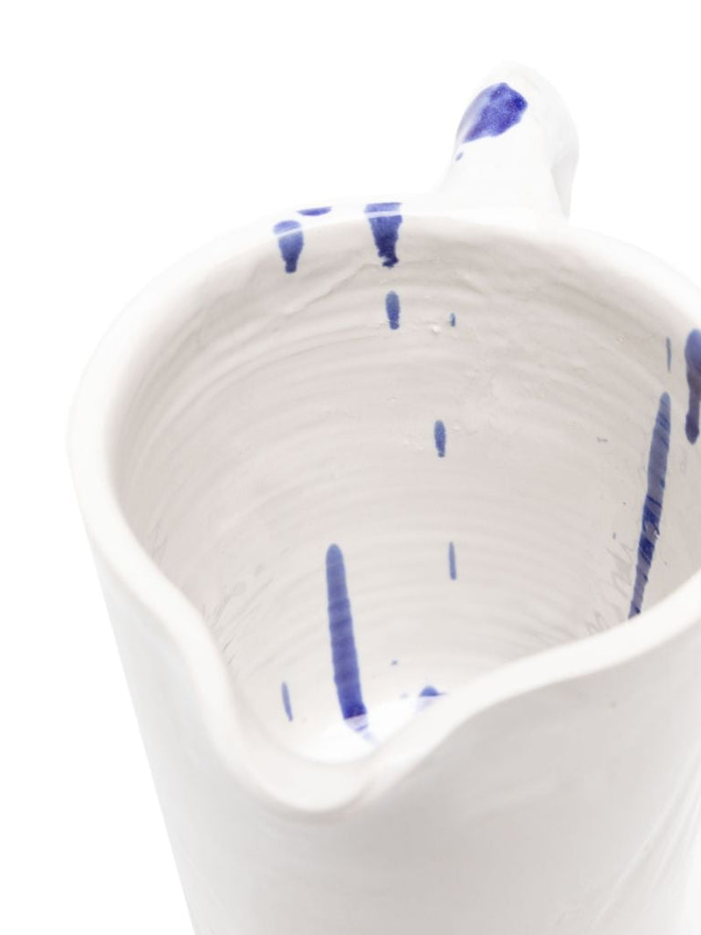 White Studio Ceramic Pitcher