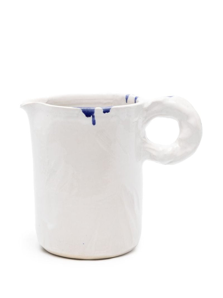 White Studio Ceramic Pitcher
