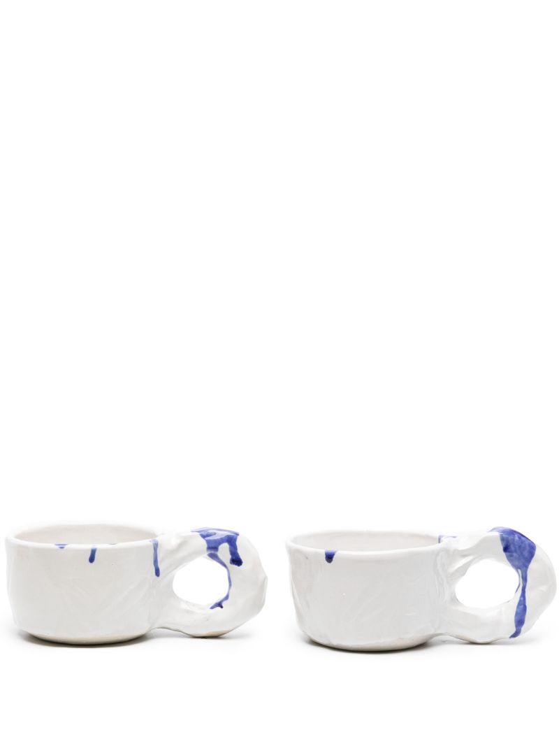 White Studio Ceramic Cup Set