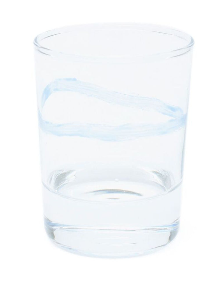Blue Soft Serve Line Glass Set
