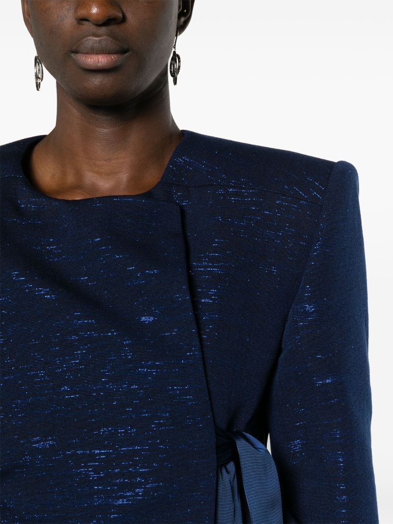 Blue Shika Petiole Kente Blazer