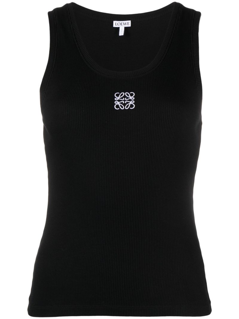 Black Anagram Cotton Tank Top