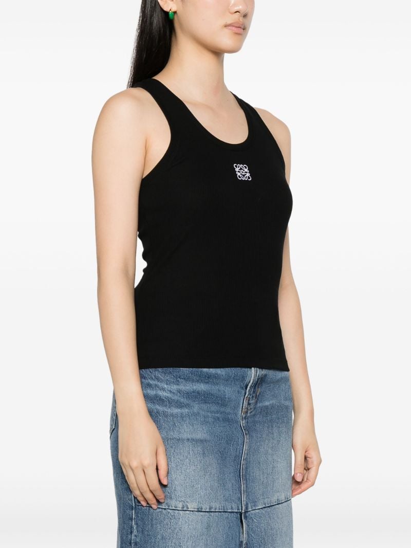 Black Anagram Cotton Tank Top